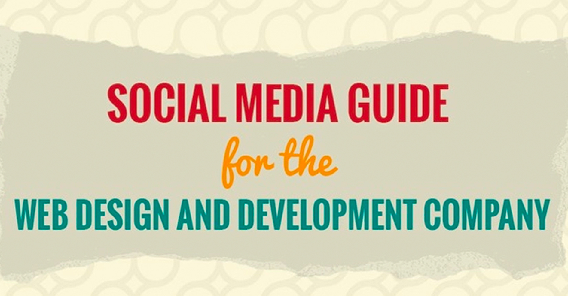 Infographic: Social Media Guide for the Web Design and Development Company