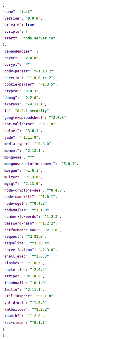 Create a package json file