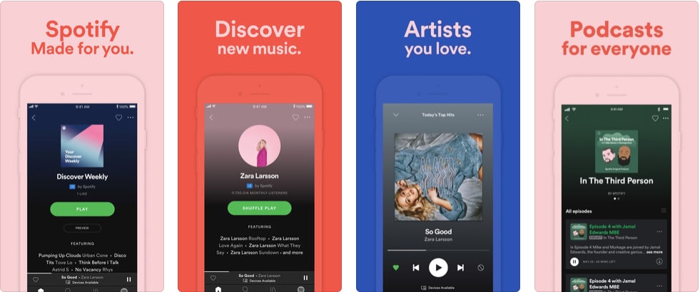 how create a music streaming app like Spotify