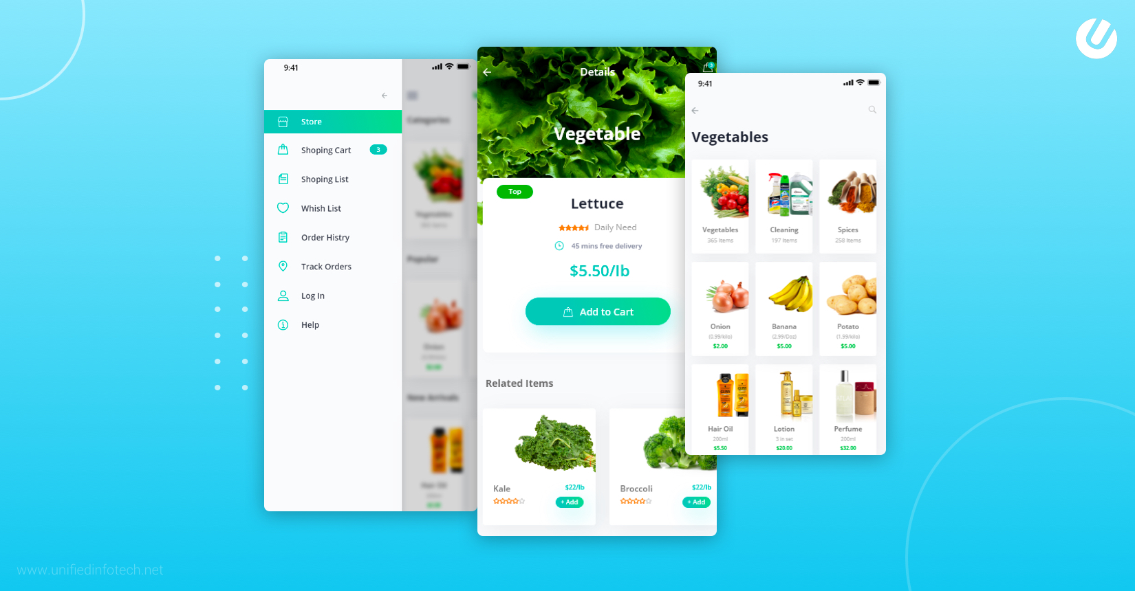 how to build a grocery app with best UI UX