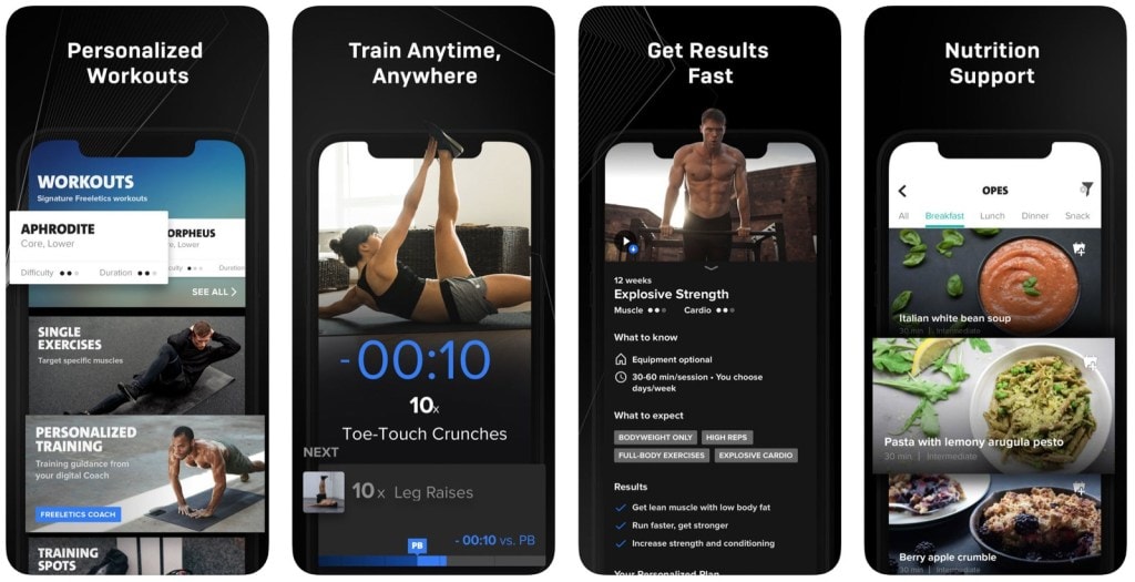 create personalized workout app