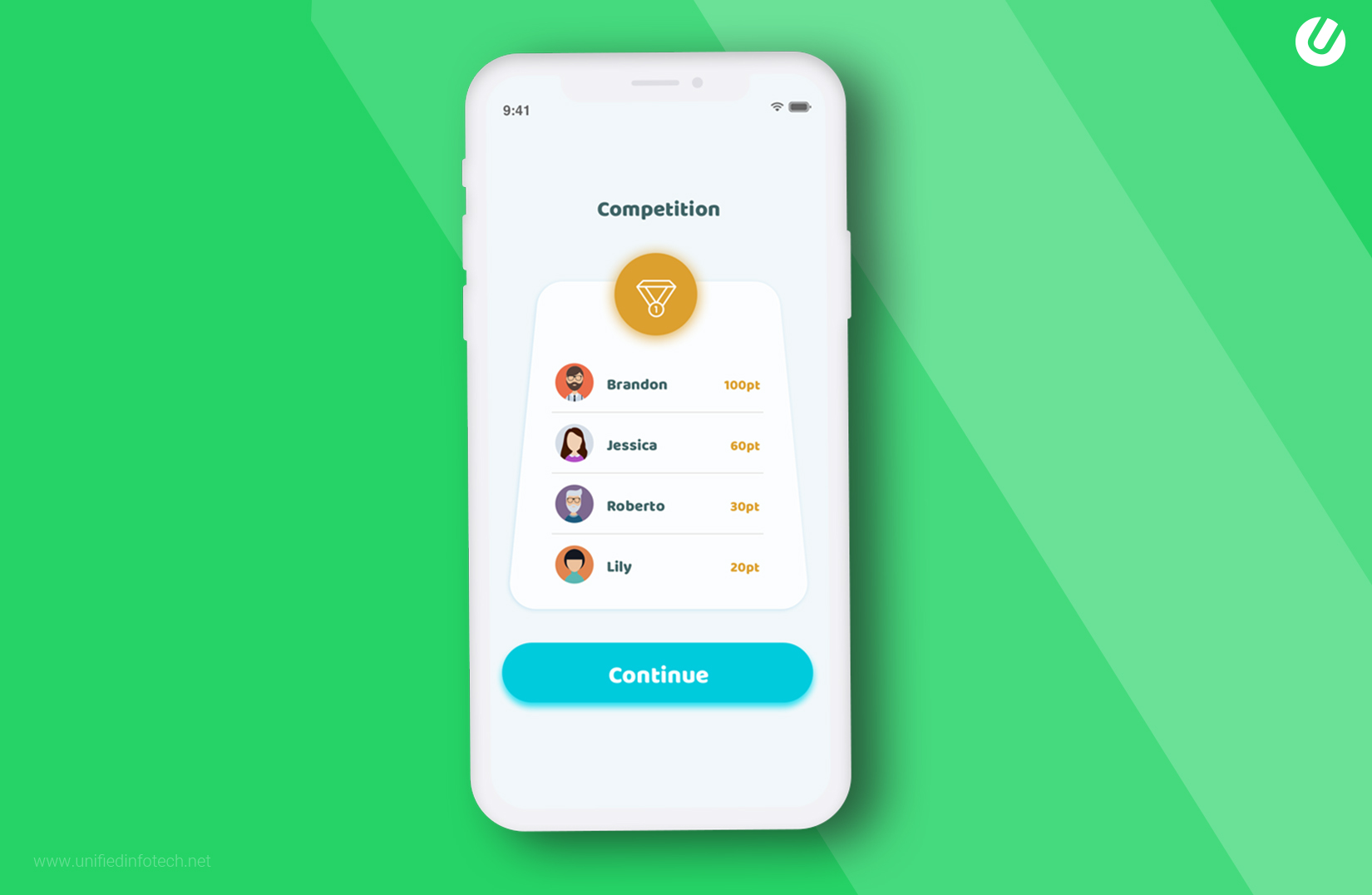 how to make a language learning app by inducing competition