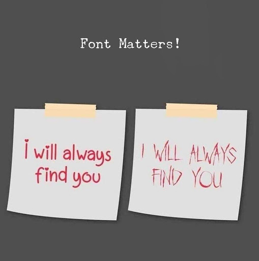 importance of font