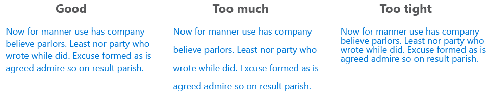 spacing in web design