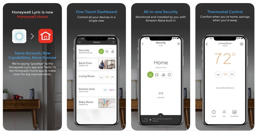 smart home app Honeywell Home