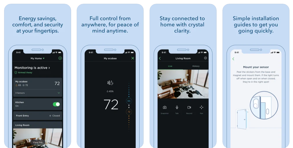 Ecobee smart home application
