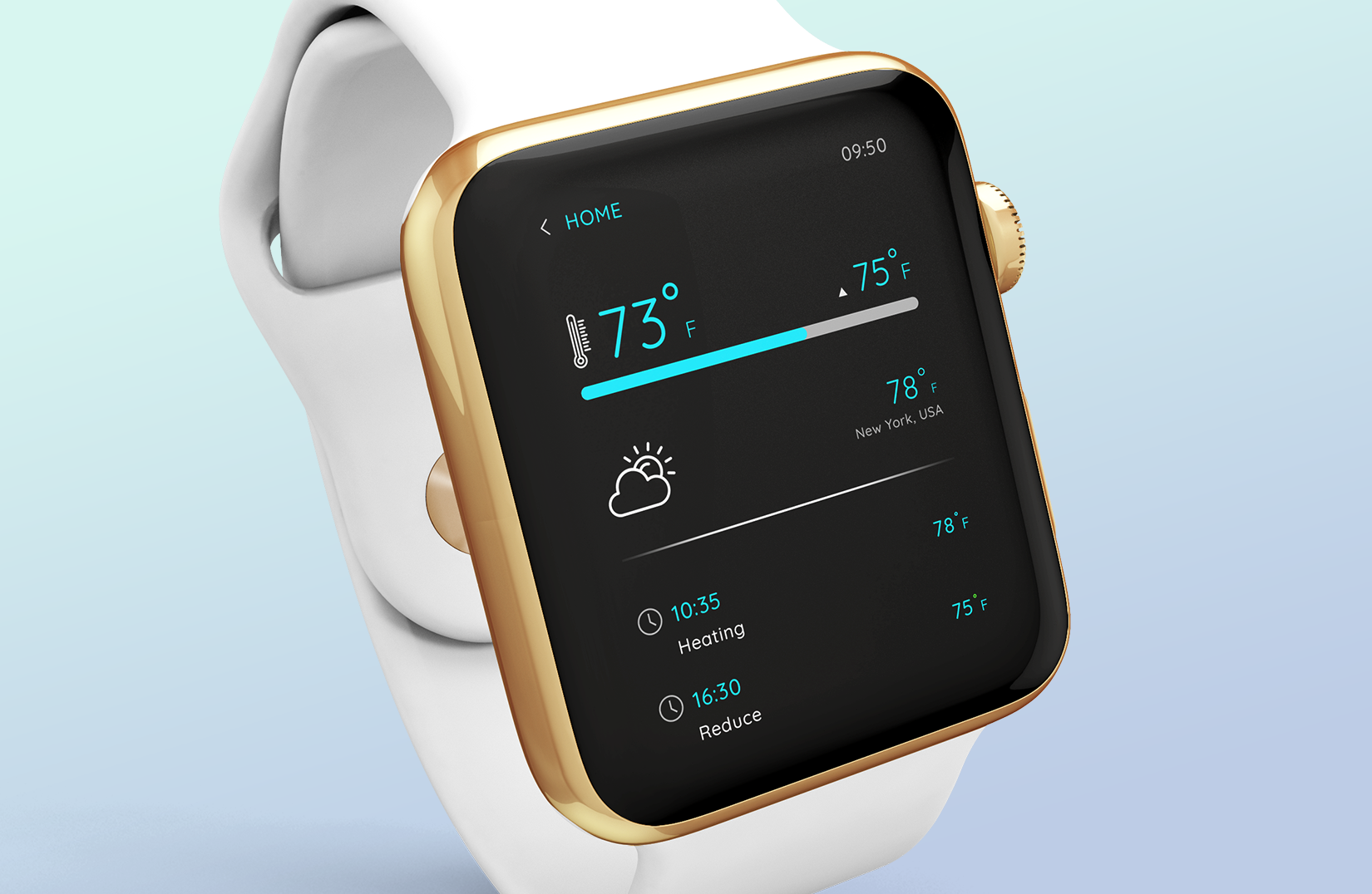 smart home watch app with loaded features