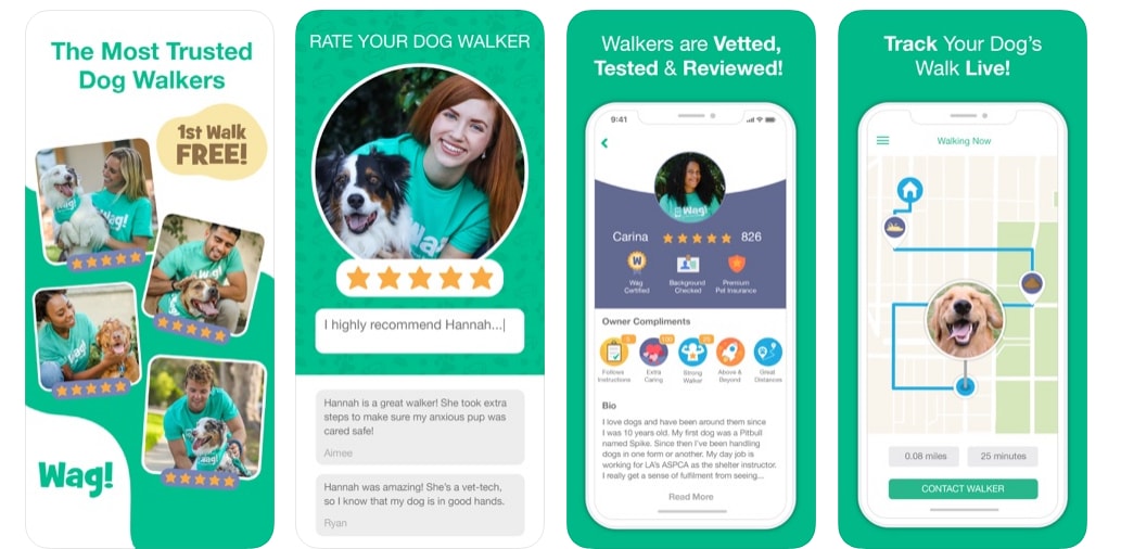 on demand dog walking app development like Wag