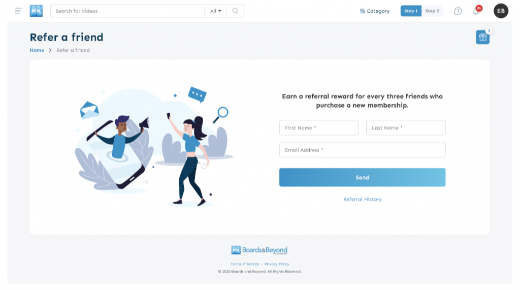 social media refer