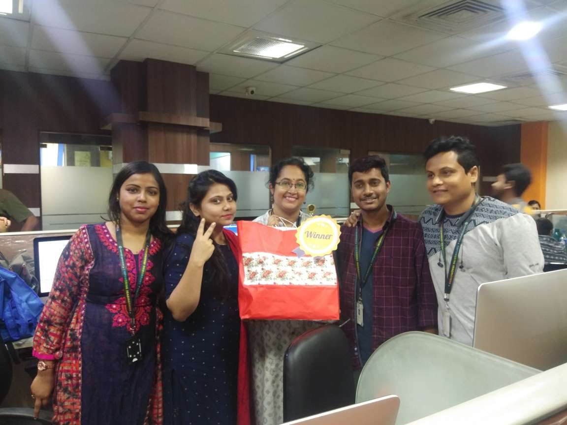 rangoli winner design team 1