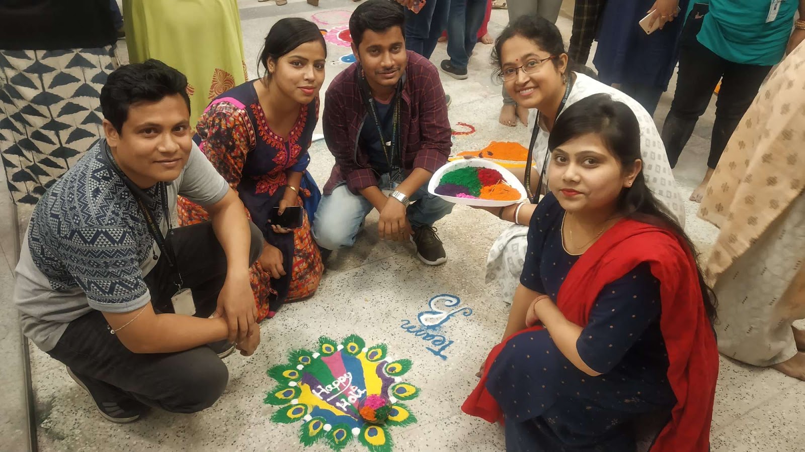 rangoli winner design team