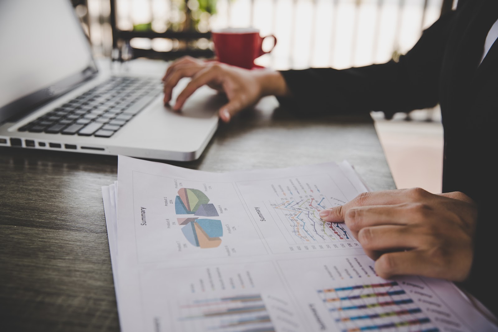 Finance industry web solution preview
