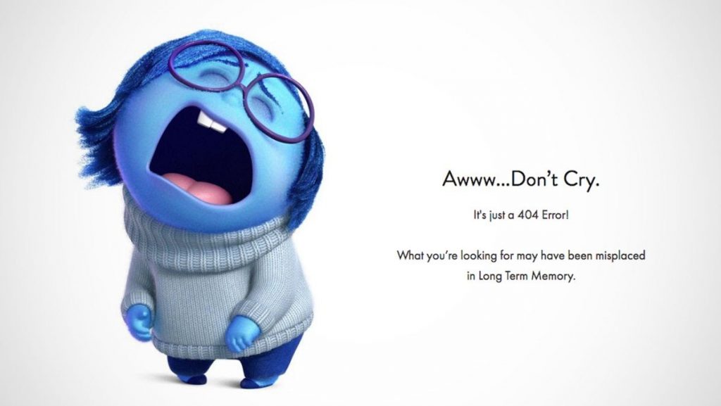 404 error page