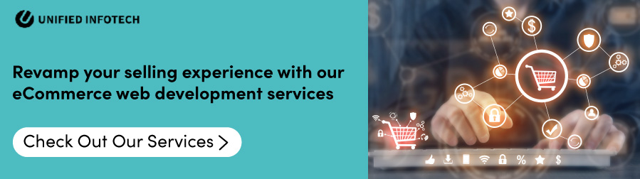 Revamp your selling experience with our eCommerce web development services