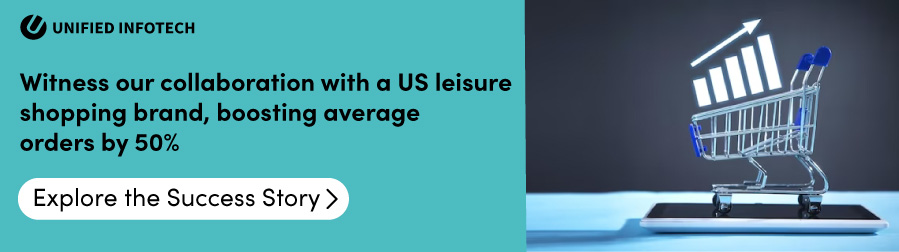 Witness our collaboration with a US leisure shopping brand, boosting average orders by 50%