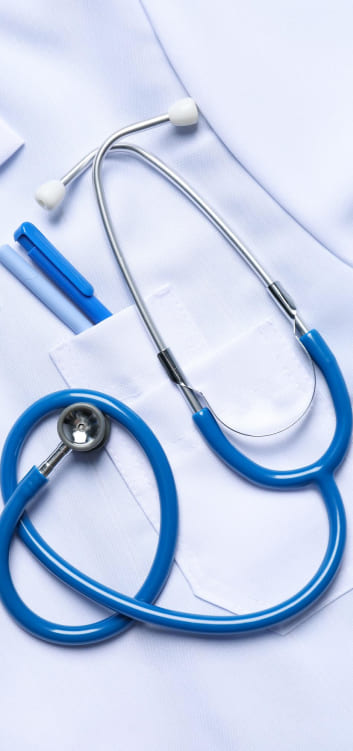 Custom healthcare app development illustration