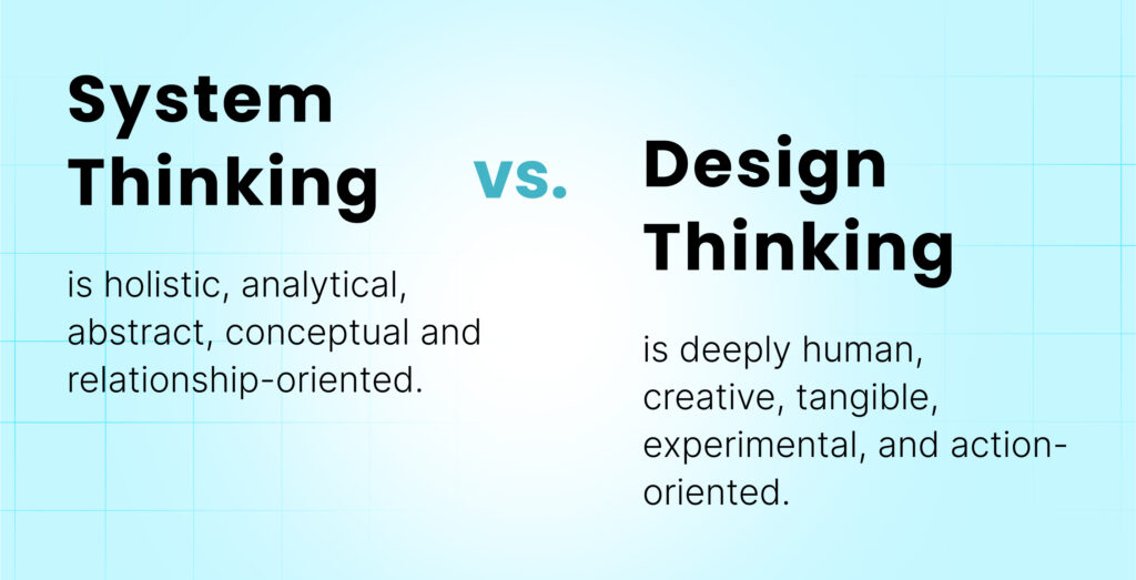 system thinking vs design thinking