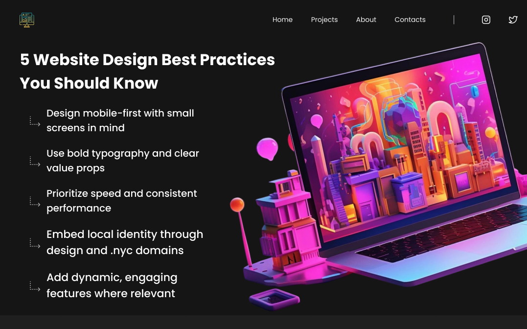 5 Website Design Best Practices You Should Know