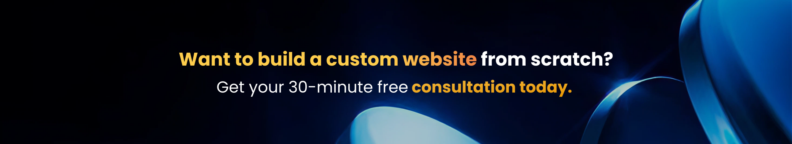 Want to build a custom website from scratch_
